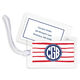 Red Brush Stripe Luggage Tags Image 2 of 2